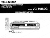 Sharp VC-H882G Bedienungsanleitung