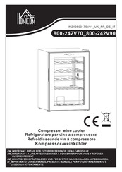HOMCOM 800-242V90 Bedienungsanleitung