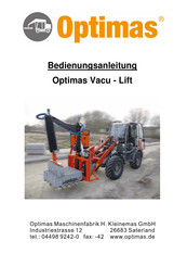 Optimas Vacu-Lift H Bedienungsanleitung