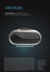 Cecotec READYWARM 1500 CERAMIC RETRO Bedienungsanleitung