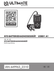 ULTIMATE SPEED HG11474 Bedienungsanleitung