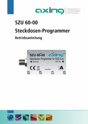 axing SZU 60-00 Betriebsanleitung