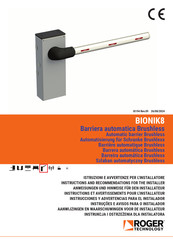 Roger Technology BIONIK8 Anweisungen Und Hinweise Für Den Installateur