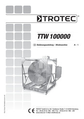 Trotec TTW 100.000 Bedienungsanleitung