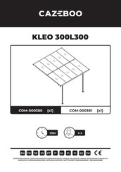 CAZEBOO KLEO 300L300 Bedienungsanleitung