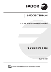 Fagor FACG102B Bedienungsanleitung