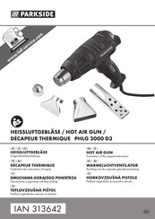 Parkside PHLG 2000 D3 Originalbetriebsanleitung