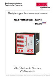 KBR MULTIMESS 96 - Basic Bedienungsanleitung