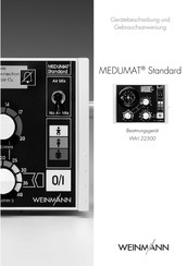 Weinmann MEDUMAT Standard Gerätebeschreibung Und Gebrauchsanweisung