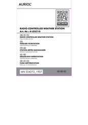 Auriol 334272 1907 Bedienungs- Und Sicherheitshinweise