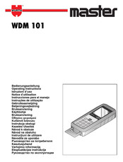Würth Master WDM 101 Bedienungsanleitung