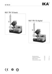 IKA RV 10 basic D Betriebsanleitung