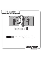 Nolan N-Com Basic Kit Sicherheit Und Gebrauchsanleitung