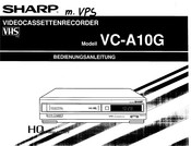 Sharp VC-A10G Bedienungsanleitung