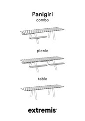 Extremis Panigiri picnic Montageanleitung