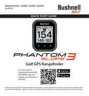 Bushnell GOLF 362403 Schnellstartanleitung