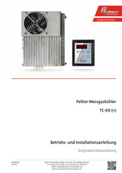 Bühler technologies TC-Kit + Betriebs Und Installationsanleitung