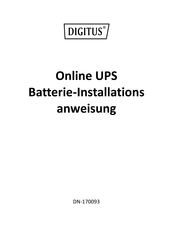 Digitus DN-170093 Installations Anweisung