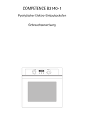 Aeg COMPETENCE B3140-1 Gebrauchsanweisung