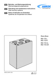 aerex RB 170 CL Betriebs- Und Wartungsanleitung