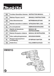 Makita HM001GZ04 Betriebsanleitung