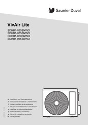 Saunier Duval VivAir Lite SDHB1-035SNWO Installations- Und Wartungsanleitung