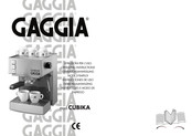 Gaggia CUBIKA Gebrauchsanweisung