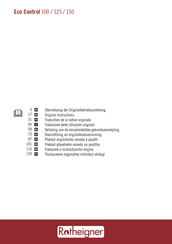 Rotheigner Eco Control 100 Bersetzung Der Originalbetriebsanleitung