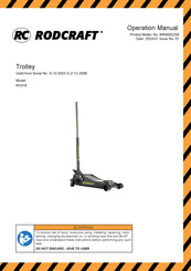 Rodcraft RH316 Bedienungsanleitung