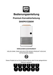 Shx SHXPKV2200W Bedienungsanleitung