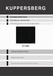 Kuppersberg ICI 606 Technischer Pass