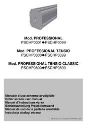 ADEO SCREEN PROFESSIONAL TENSIO Betriebsanleitung
