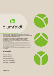 Blumfeldt Blaze Tower Bedienungsanleitung