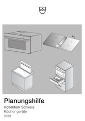 V-ZUG CookTop V2000 A604 Planungshilfe