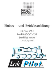Esu LokPilotDCC V2.0 Einbau- Und Betriebsanleitung