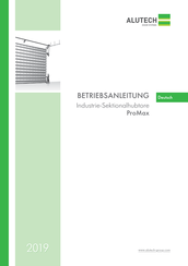 Alutech ProMax Betriebsanleitung