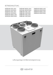 Vents VUTR 281 V EC R A21 Betriebsanleitung