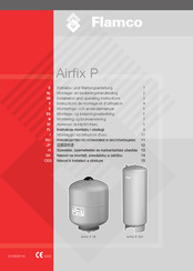 Flamco Airfix P 18 Betriebs- Und Wartungsanleitung