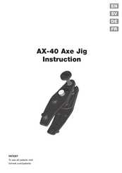 tormek AX-40 Axe Jig Bedienungsanleitung