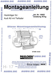 Paulchen 10602 Montageanleitung