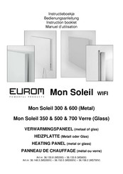 EUROM MS300 wifi Bedienungsanleitung