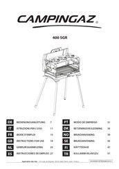 Campingaz 400 SGR Bedienungsanleitung