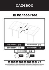 CAZEBOO COM-000780 Bedienungsanleitung