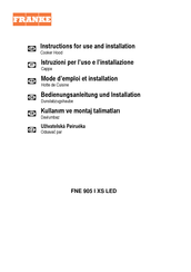 Franke FNE 905 I XS Bedienungsanleitung Und Installation