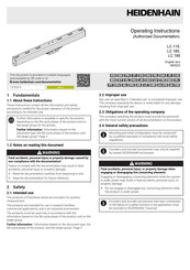 HEIDENHAIN LC 115 Betriebsanleitung