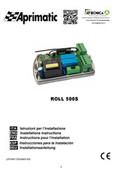 Aprimatic ROLL 500S Installationsanleitung