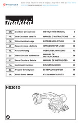 Makita HS301DSAE Betriebsanleitung