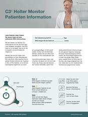 Cortrium C3+ Holter Monitor Patienteninformation