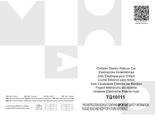 Costway TQ10111 Bedienungsanleitung