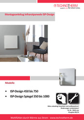 Technotherm ISP Design S 1000 IR Bedienungsanleitung